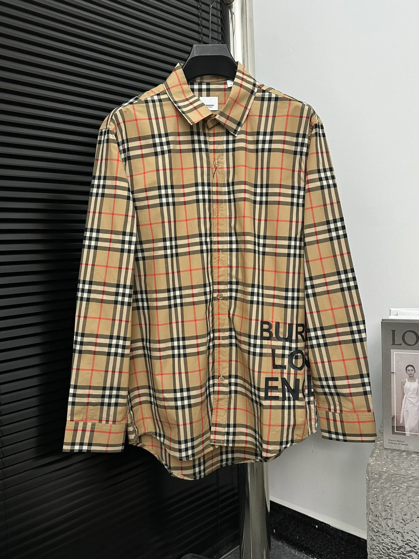 【Burberry】 100% / BURBERRY LONDON ENGLAND bbr logo logo Same Style Sizes：Xs-L